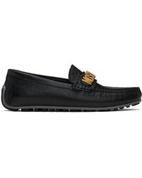 Moschino - Black Driver Loafers - Lyst
