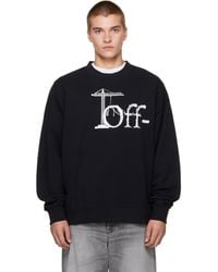 Off-White c/o Virgil Abloh - Shared Logo Skate Crewneck Sweatshirt - Lyst