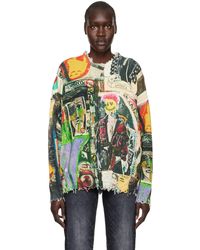 R13 - Multicolor Graffiti Sweater - Lyst