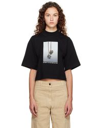 Palm Angels - Brand-print Cropped Cotton-jersey T-shirt - Lyst