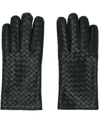 Bottega Veneta - Intrecciato Leather Gloves - Lyst