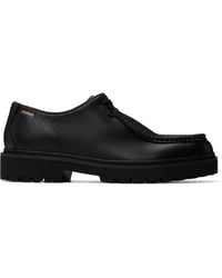 HUGO - Tumbled Leather Derbys - Lyst