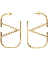 Valentino Garavani Vlogo Signature Earrings With Swarovski® Pearls 