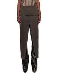 Rick Owens - Temple Sliced Midi Skirt - Lyst