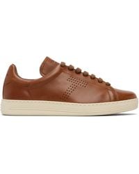 Tom Ford - Grain Leather Warwick Sneakers - Lyst