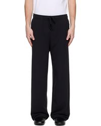 Skims - Pantalon De Survêtement Droit Et Décontracté Noir - Lyst