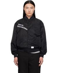 WTAPS - Blouson Teddy 'Team' Noir - Lyst