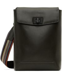 Paul Smith - Leather Signature Stripe Phone Bag - Lyst