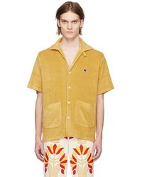 Needles - Yellow Open Spread Collar Shirt - Lyst