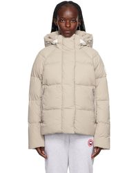 Canada Goose - Taupe Junction Down Jacket - Lyst