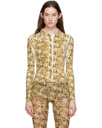 KNWLS - Chemise chk jaune - Lyst