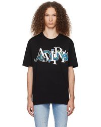 Amiri - T-shirt cny noir à image à logo - Lyst