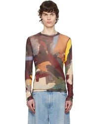 JW Anderson - マルチカラー Abstract' Print トップス - Lyst