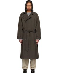 LE17SEPTEMBRE - Trench À Manches Raglan Brun - Lyst
