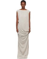 Rick Owens - Off- Concordians Nouveau Maxi Dress - Lyst