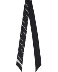 Givenchy - Shadow' Bicolor Bandeau Silk Scarf - Lyst