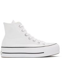 converses montantes blanches