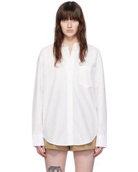 T By Alexander Wang - White Pocket Shirt - Lyst