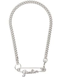 Jean Paul Gaultier - 'the Gaultier Safety Pin' Necklace - Lyst