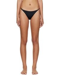 Versace - Culotte de bikini noire à motif à clé grecque - Lyst