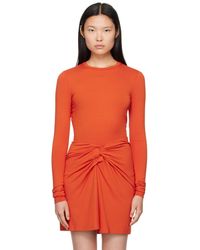 Isabel Marant - Orange Leonio Long Sleeve T-shirt - Lyst