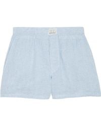 ERL - Plaid Woven Boxers - Lyst