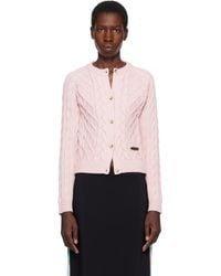 Moschino - Organic Cotton Blend Cardigan - Lyst