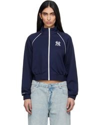 Sporty & Rich - '47 Edition Heritage Yankees Serif Retro Track Jacket - Lyst