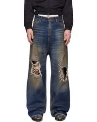 Vetements - Trashed Jeans - Lyst