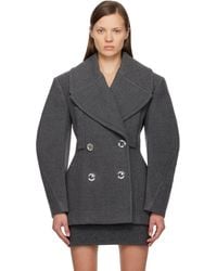 Givenchy - Cocoon Peacoat - Lyst