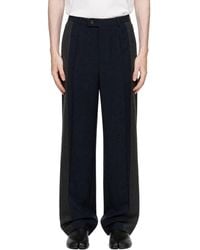 Maison Margiela - Two-Tone Wool Trousers - Lyst