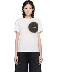 MM6 by Maison Margiela - Off- Spray Paint T-Shirt - Lyst