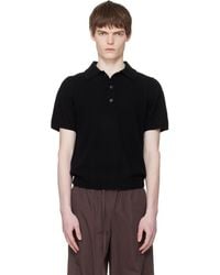 Entire studios - Short Sleeve Knit Polo - Lyst