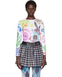 Chopova Lowena - Splat Wet Fitted Jersey T-Shirt - Lyst