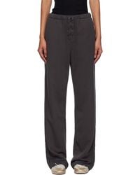 OPEN YY - Lace Up Lounge Pants - Lyst