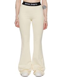 Palm Angels - Off-white Flared Lounge Pants - Lyst