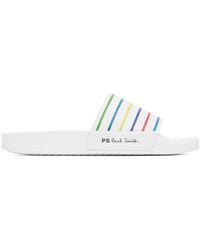 PS by Paul Smith - Nyro Sports Stripe Slides - Lyst