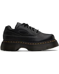 Dr. Martens - Derbys Noirs En Cuir Nappa Grainé À Semelle Buzz - Lyst