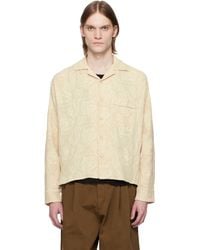 Cmmn Swdn - Akito Embroidered Shirt - Lyst