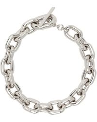Rabanne - シルバー Xl Link ネックレス - Lyst