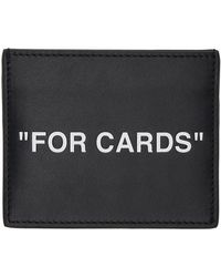 Off-White c/o Virgil Abloh Off- porte-cartes 'for cards' - Noir