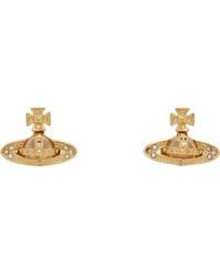 Vivienne Westwood - ゴールド Pina Bas Relief ピアス - Lyst