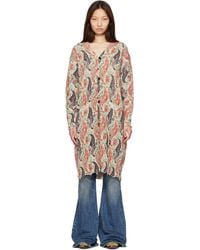 R13 - Printed Long Cardigan - Lyst