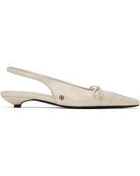 Anine Bing - Off- Zoey Slingback Heels - Lyst