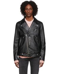 acne leather jacket