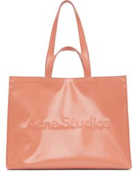 Acne Studios - Pink Logo Shoulder Tote - Lyst