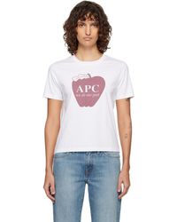 A.P.C. - Pomme T-Shirt - Lyst