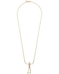 Vivienne Westwood - Gold Skeleton Long Necklace - Lyst