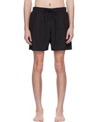 Lacoste - ブラック クイックドライ スイムショーツ - Lyst