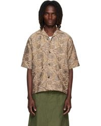 Needles - Paisley Jacquard Cabana Shirt - Lyst